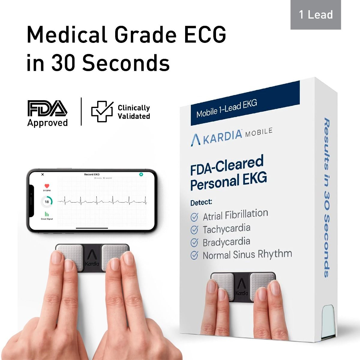 AliveCor KardiaMobile Single Lead ECG Device