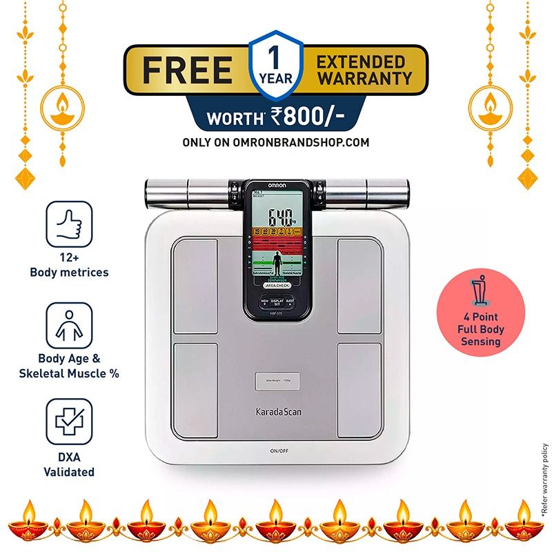 Omron HBF-375-AP Full Body Analyzer Weighing Scale with Fitness Tracking