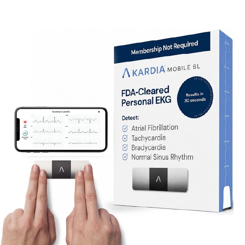 AliveCor KardiaMobile 6L Six-Lead ECG Device
