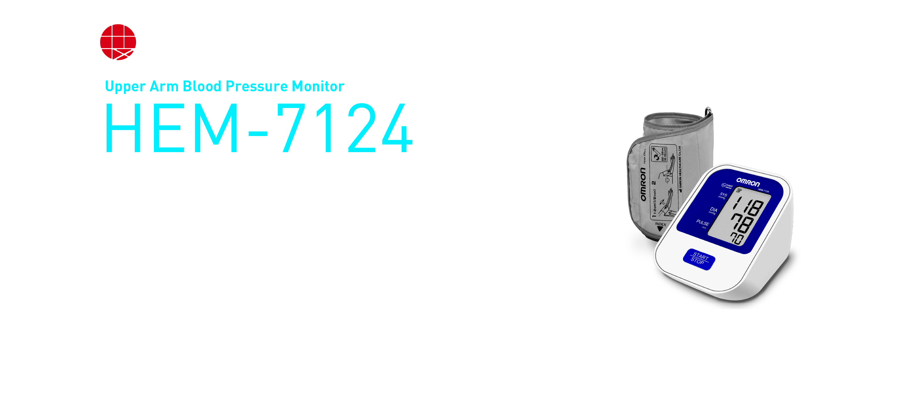 Omron Hem 7124 Fully Automatic Digital Blood Pressure Monitor with  Intellisense Technology Most Accurate Measurement