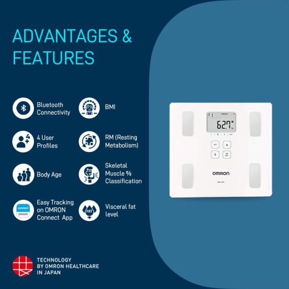Buy Omron HBF 222T Bluetooth Body Composition Monitor Online at Buy Omron HBF 222T Bluetooth Body Composition Monitor Online at