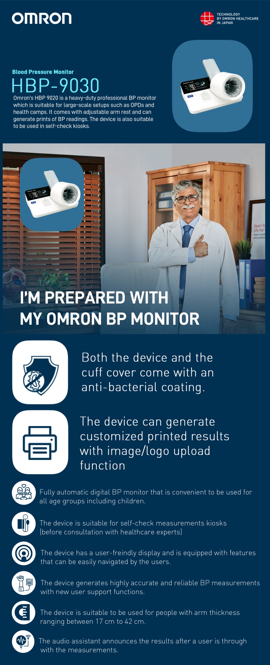 HBP 9030 scaled Omron Healthcare