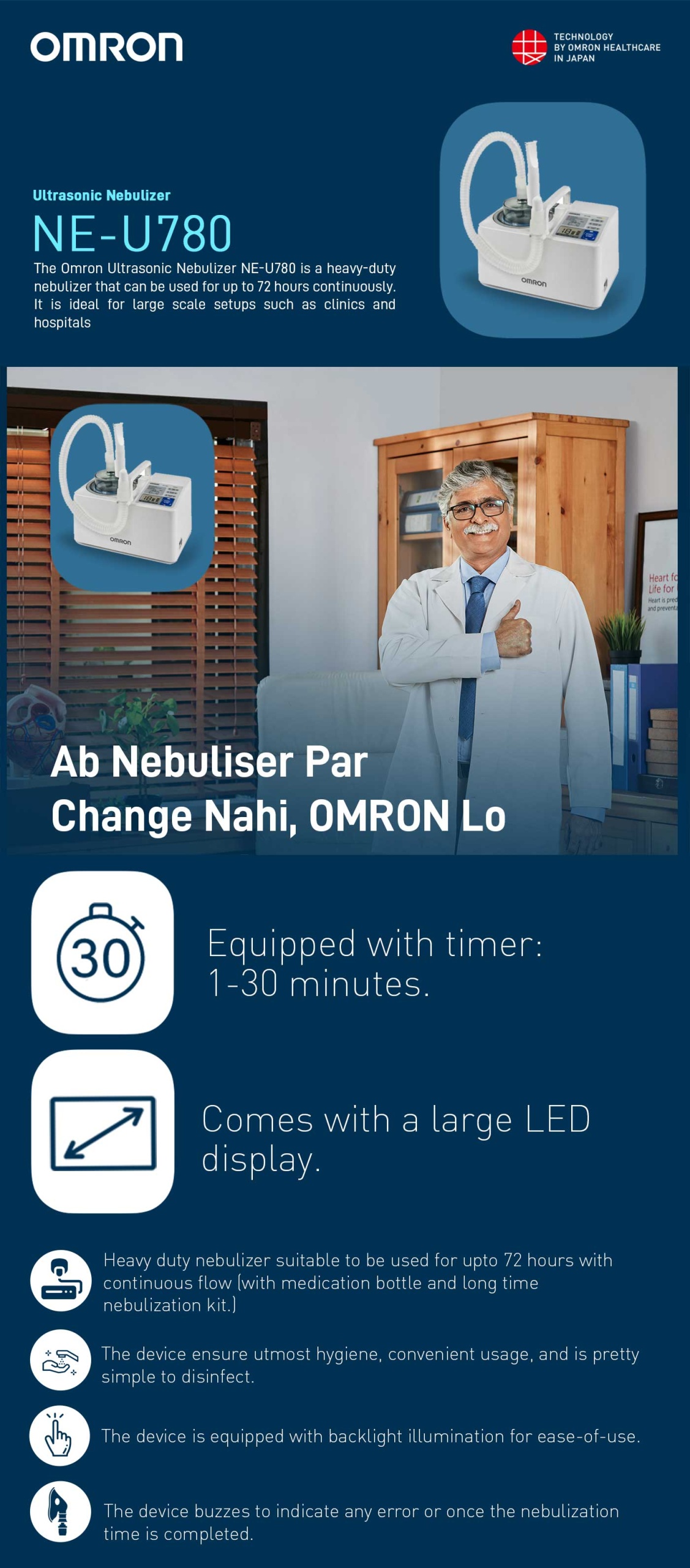 NE u780 scaled Omron Healthcare