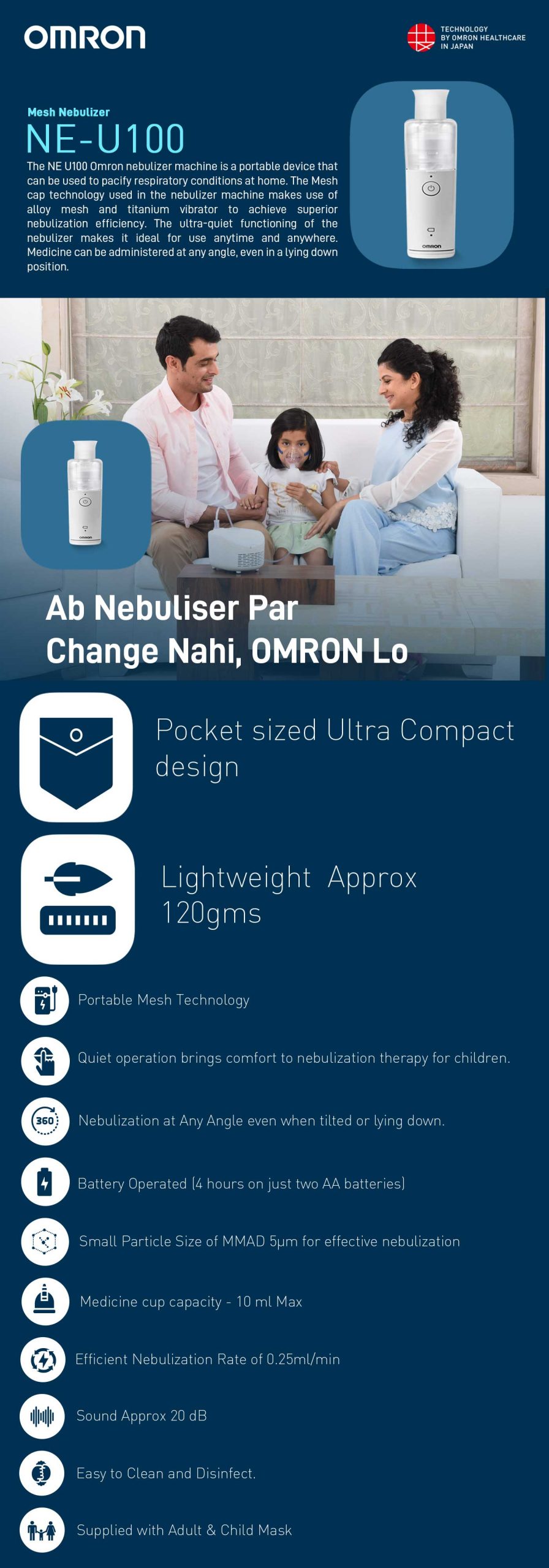 NEU100 scaled Omron Healthcare