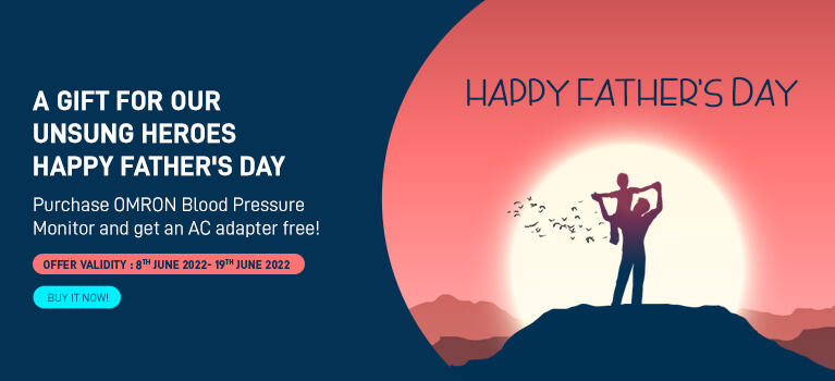 Father day banner mobibe v1 Omron Healthcare