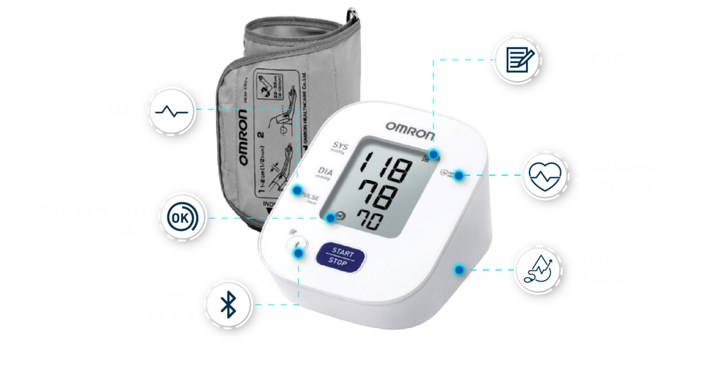 Omron HEM7144T1 Standard Blood Pressure Monitor - Smart Wellness