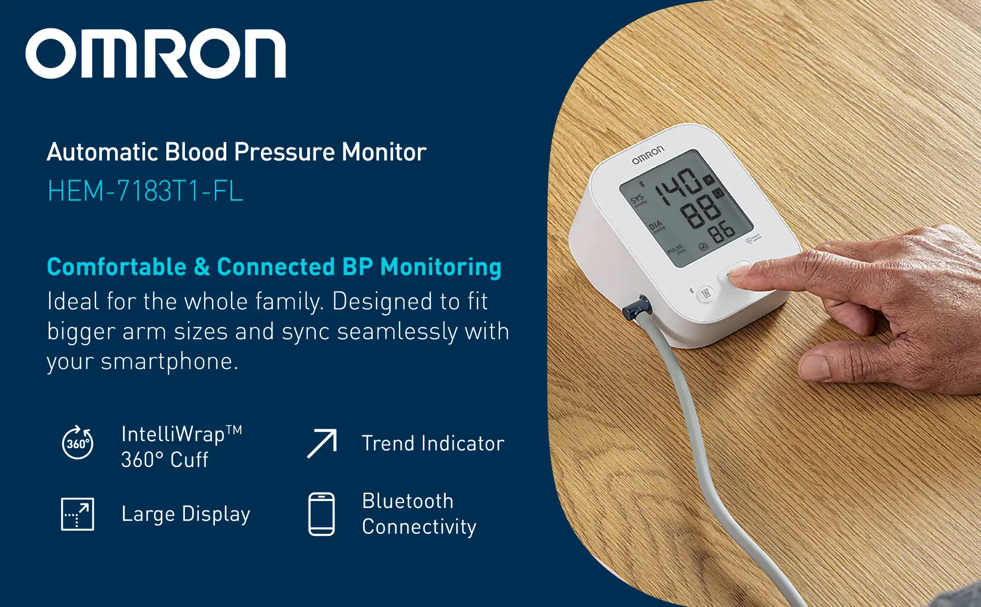HEM 7183T1FL A1 Omron Healthcare